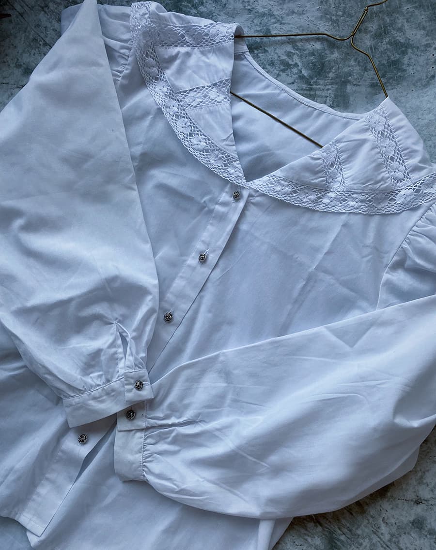 アンティークセーラーカラーブラウスAntiquesailorcollarblouse