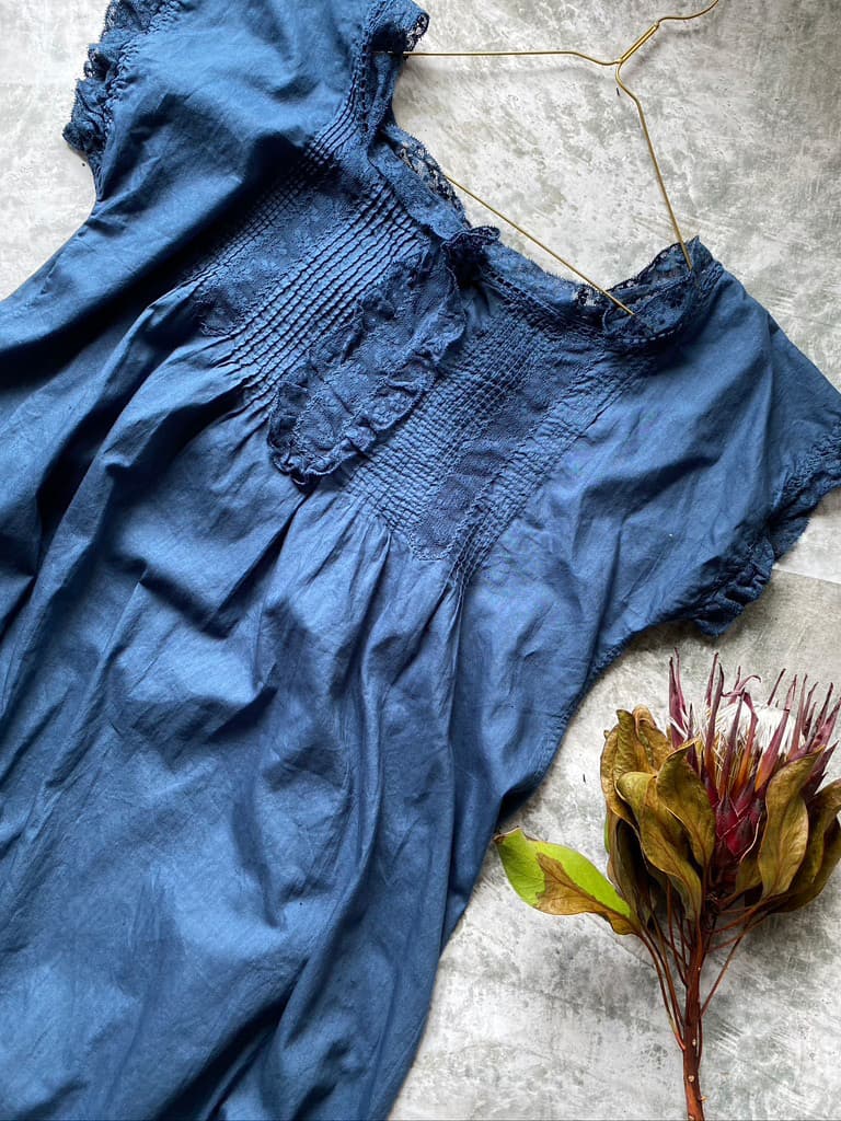 フランスアンティークナイトドレス