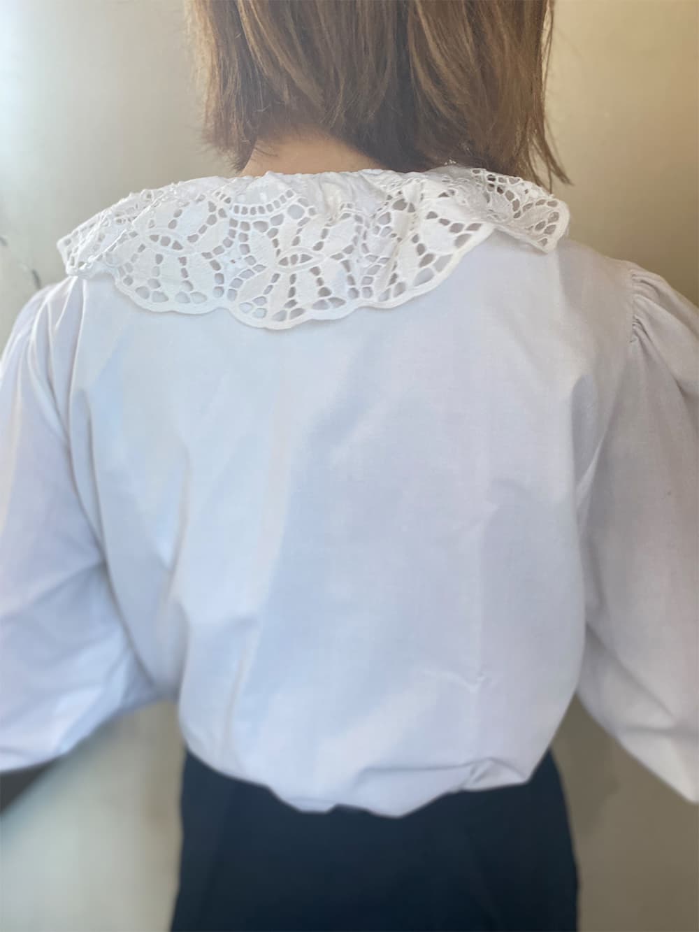 オーストリアヴィンテージレースブラウスアンティークブラウス