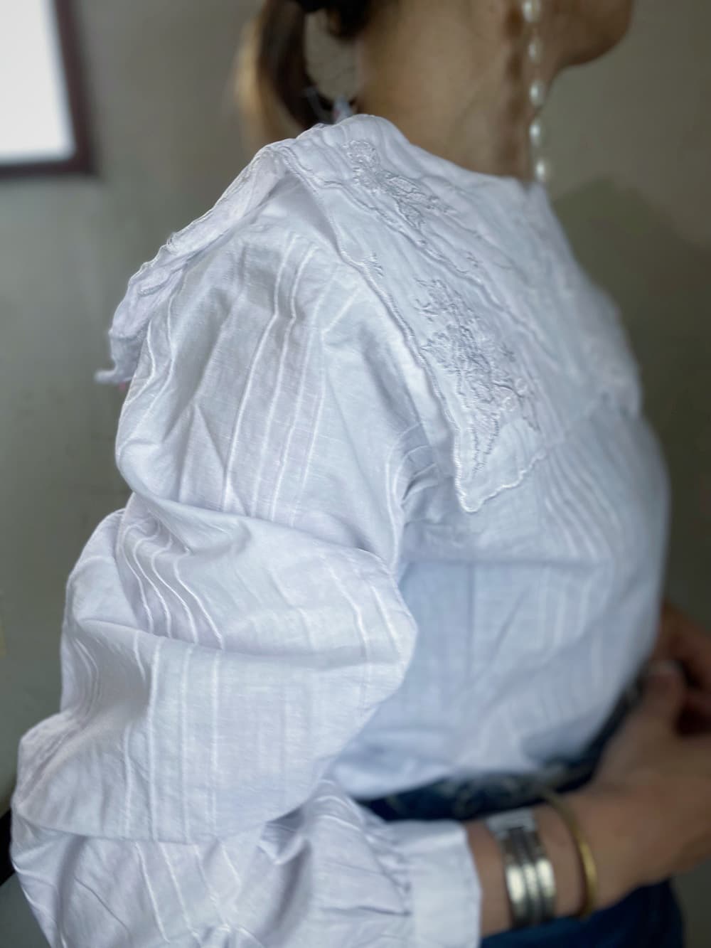 ヴィンテージセーラーカラーブラウスvintageblouse