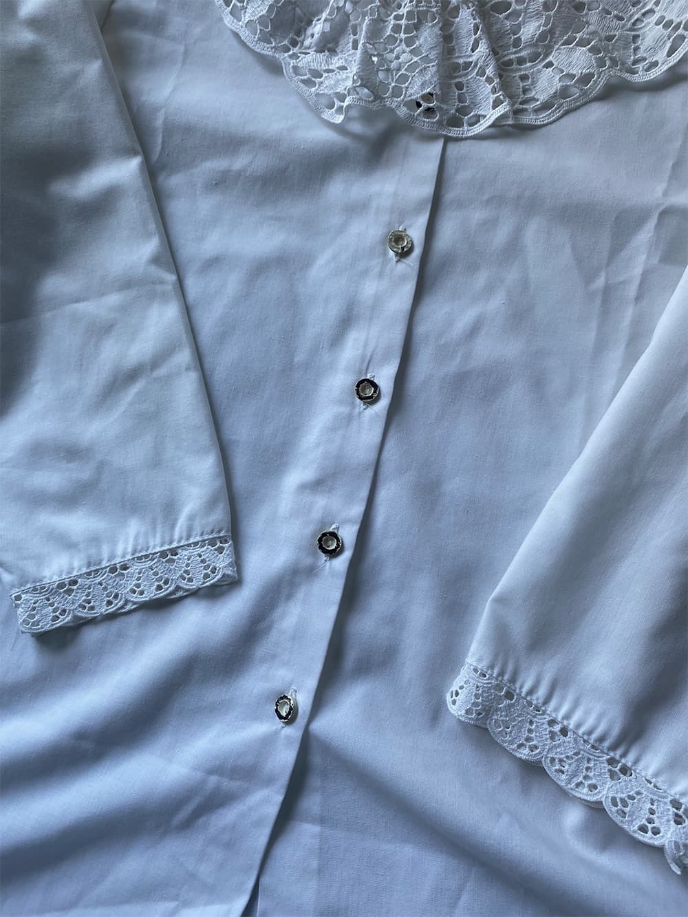 オーストリアヴィンテージレースブラウスアンティークブラウス