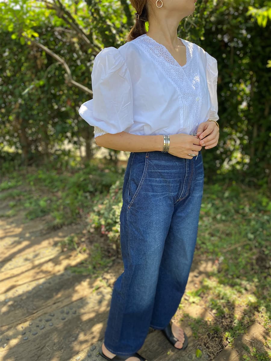 オーストリアヴィンテージパフスリーブブラウスVintagepuffsleeveblouse