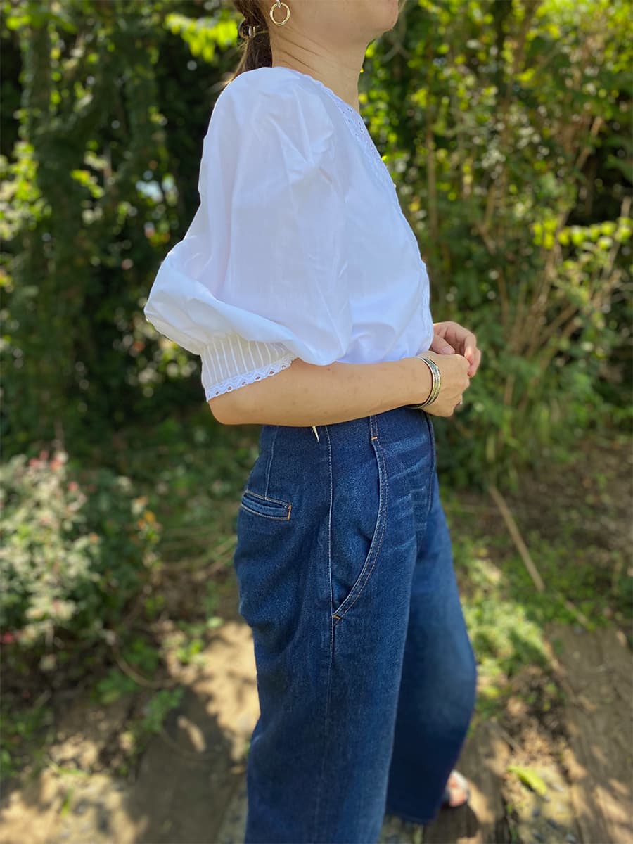 オーストリアヴィンテージパフスリーブブラウスVintagepuffsleeveblouse