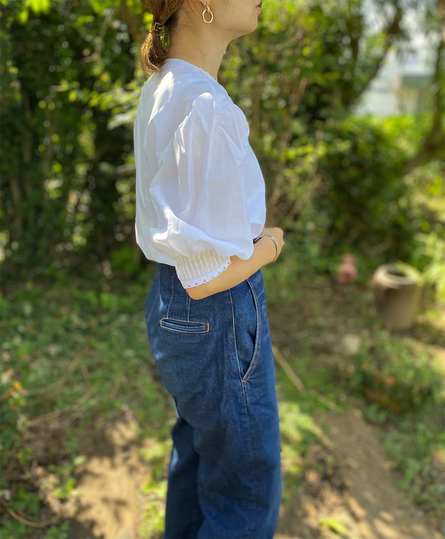 オーストリアヴィンテージパフスリーブブラウスVintagepuffsleeveblouse