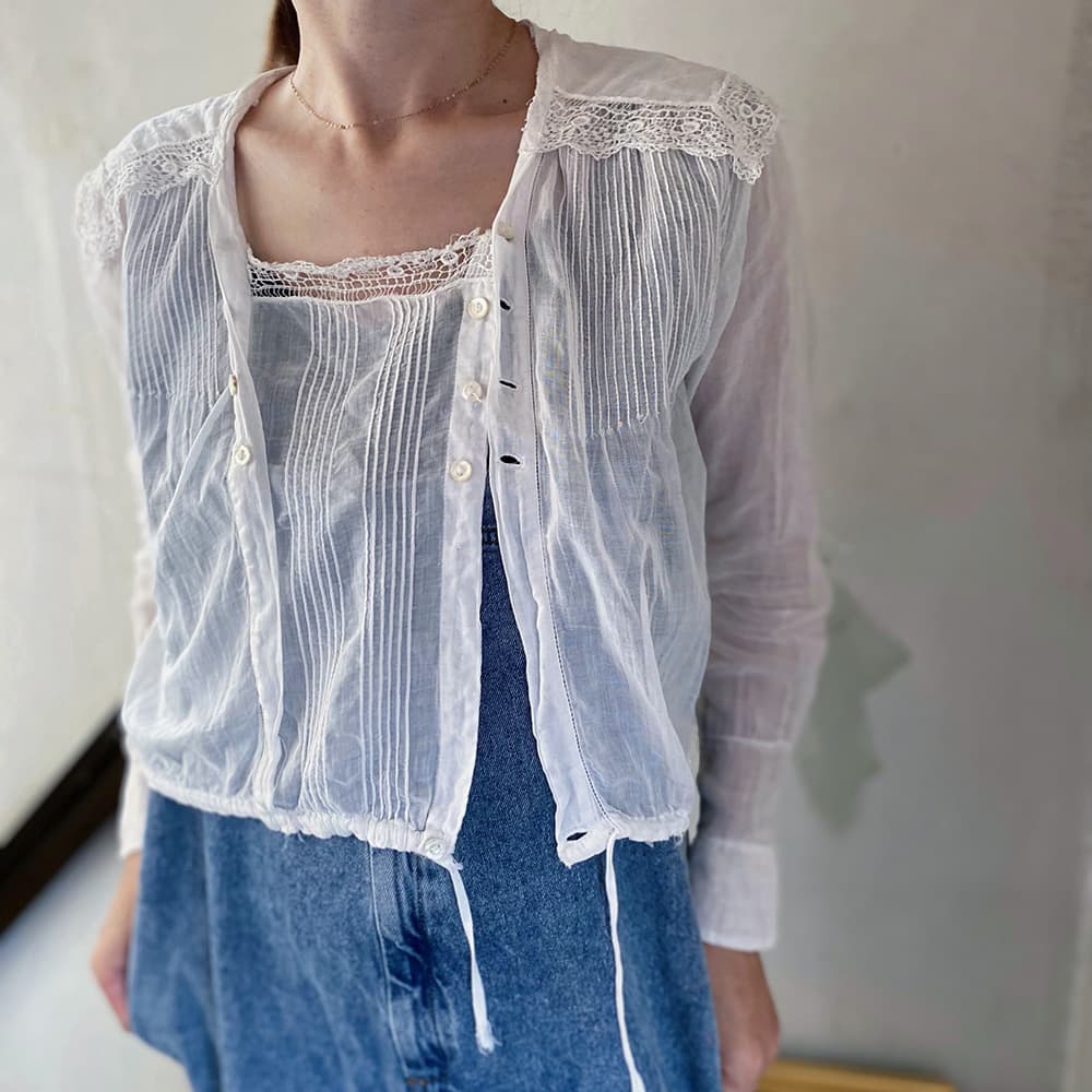 アンティークセーラーカラーブラウスAntiquesailorcollarblouse