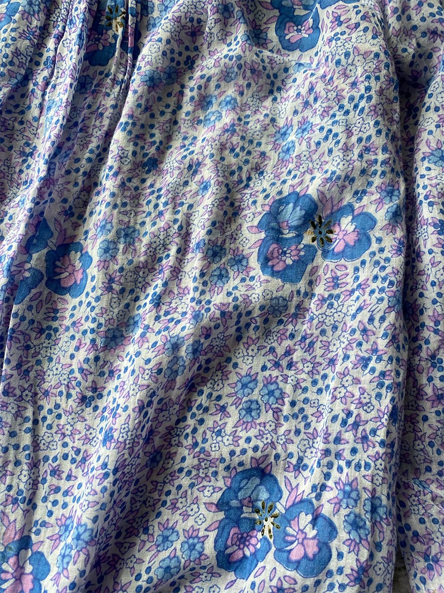 ヴィンテージインド綿ワンピースvintageindiancottondress