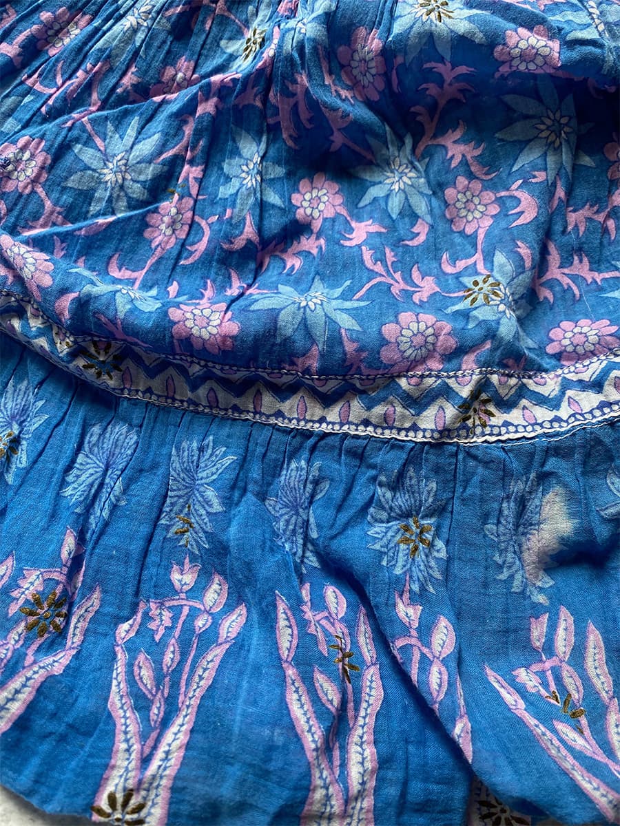 ヴィンテージインド綿ワンピースvintageindiancottondress