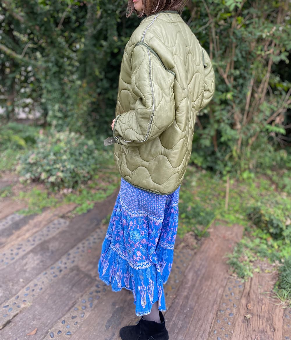 ヴィンテージインド綿ワンピースvintageindiancottondress