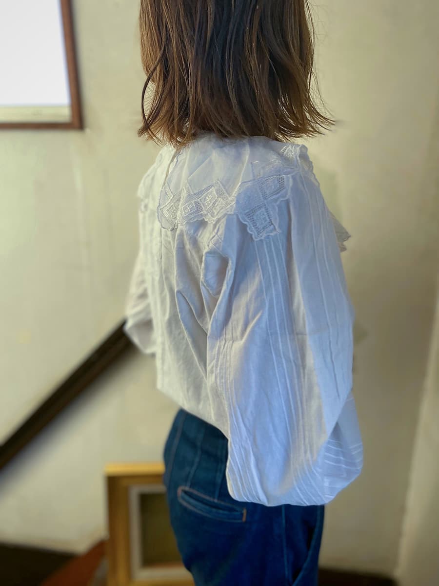 ヴィンテージセーラーカラーブラウスvintageblouse