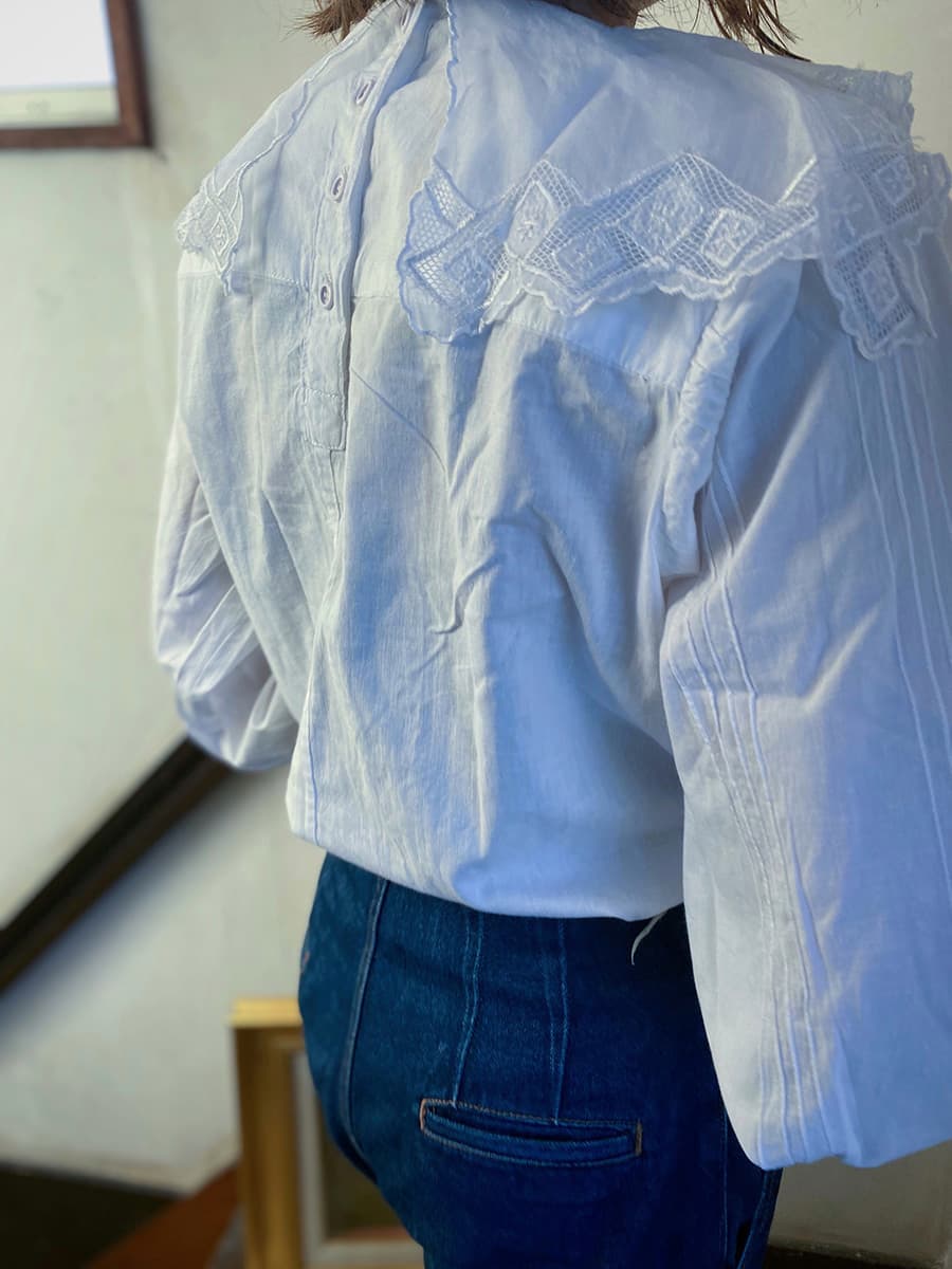 ヴィンテージセーラーカラーブラウスvintageblouse