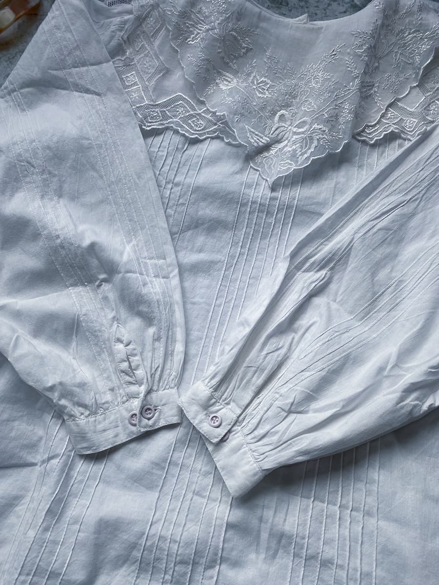 ヴィンテージセーラーカラーブラウスvintageblouse