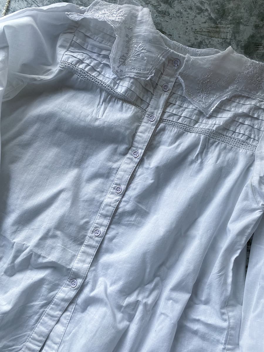 ヴィンテージセーラーカラーブラウスvintageblouse