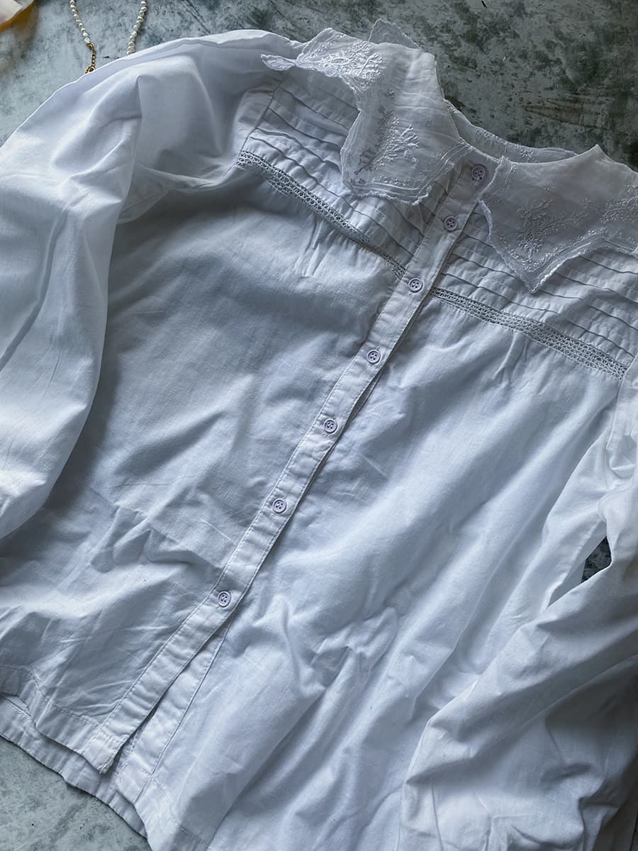 ヴィンテージセーラーカラーブラウスvintageblouse