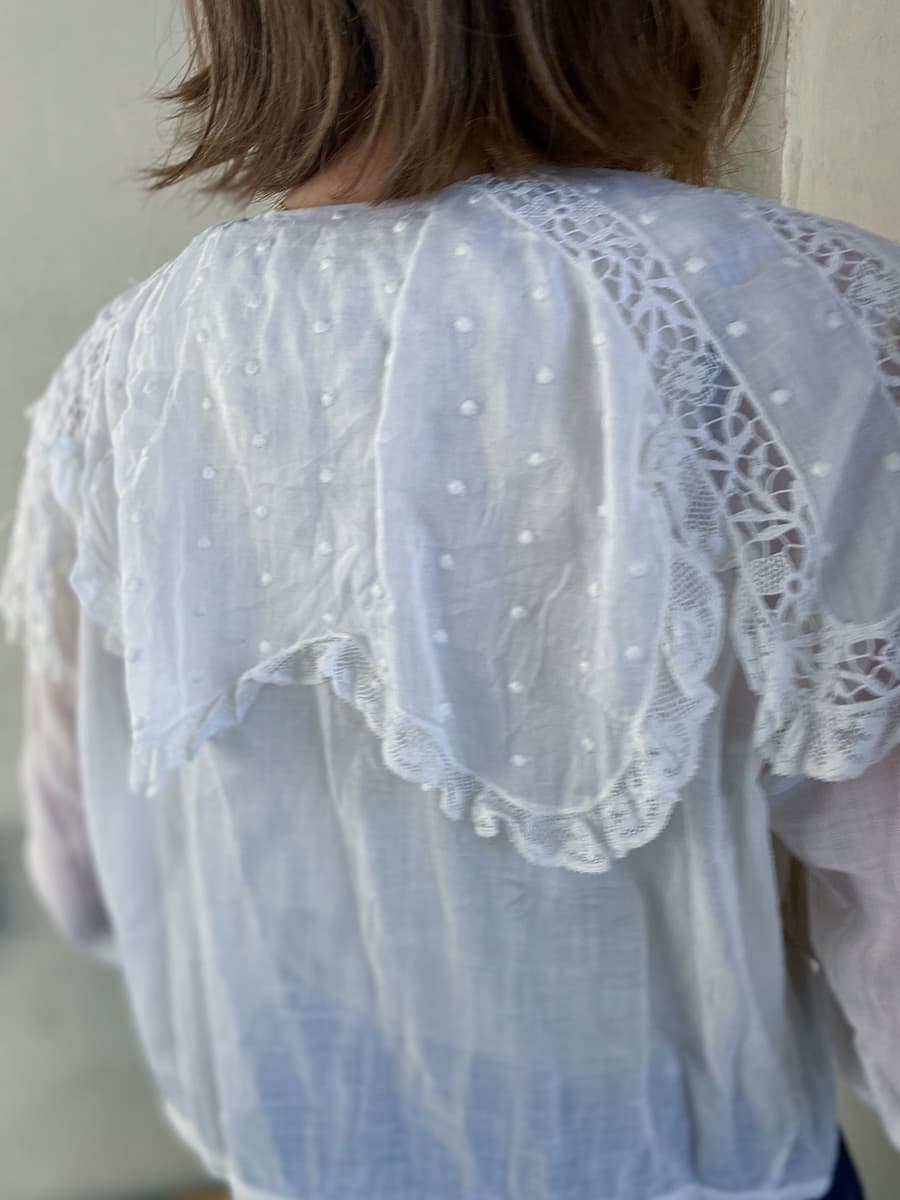 アンティークセーラーカラーブラウスAntiquesailorcollarblouse