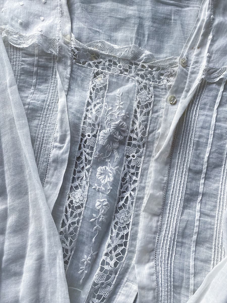 アンティークセーラーカラーブラウスAntiquesailorcollarblouse