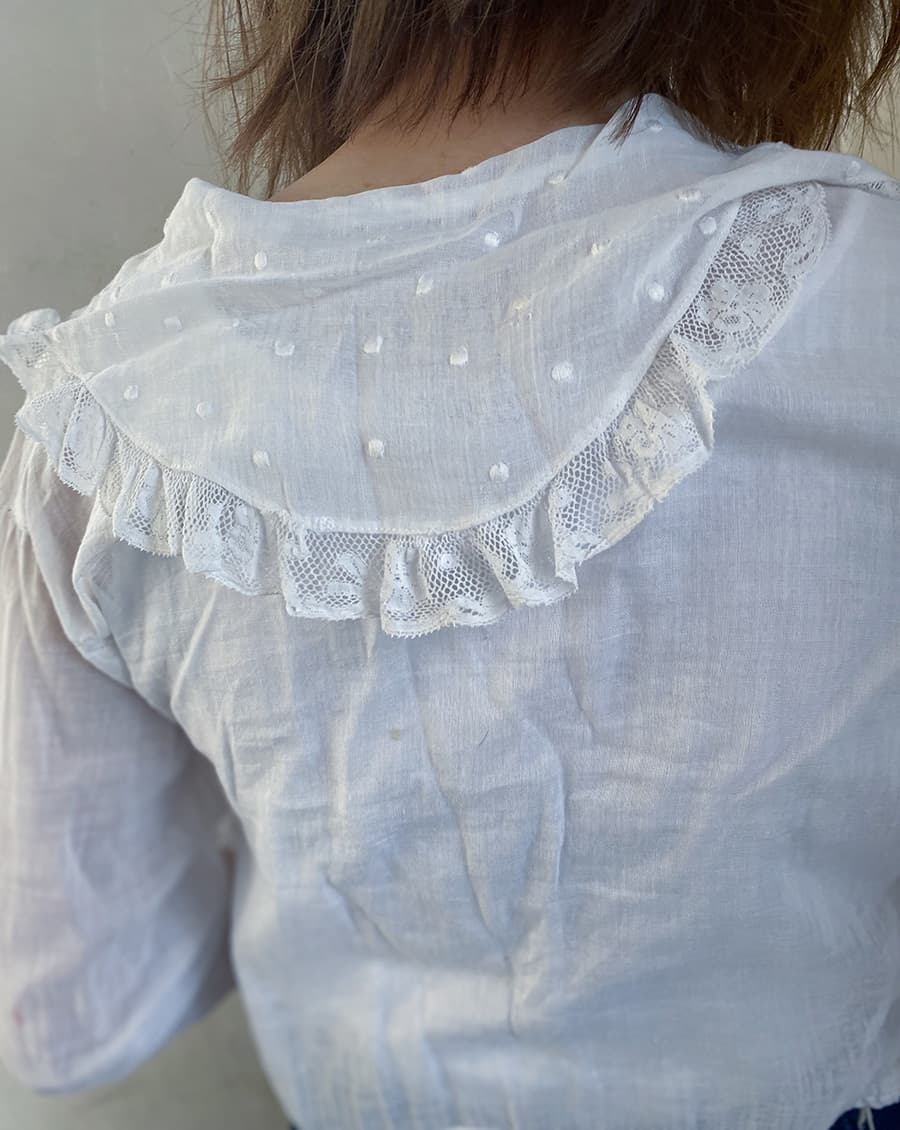 アンティークセーラーカラーブラウスAntiquesailorcollarblouse