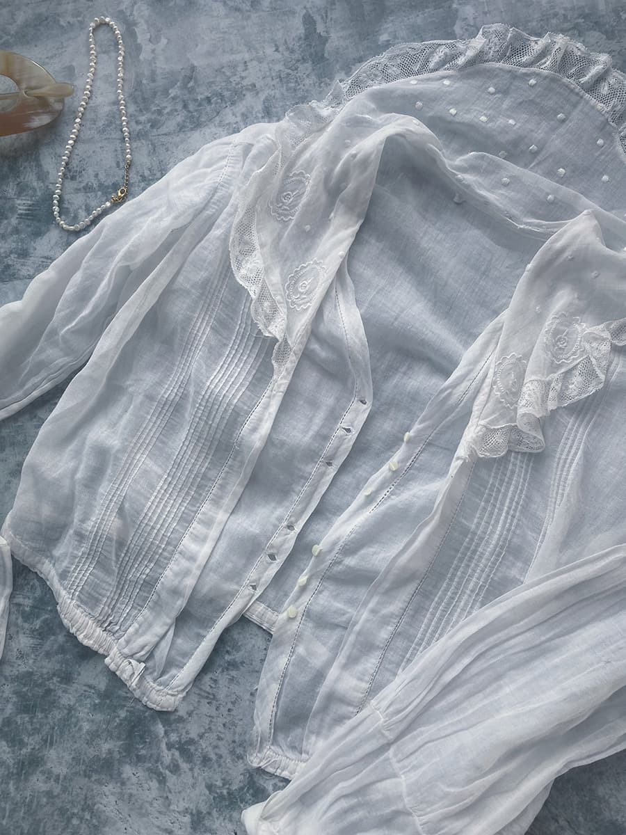 アンティークセーラーカラーブラウスAntiquesailorcollarblouse