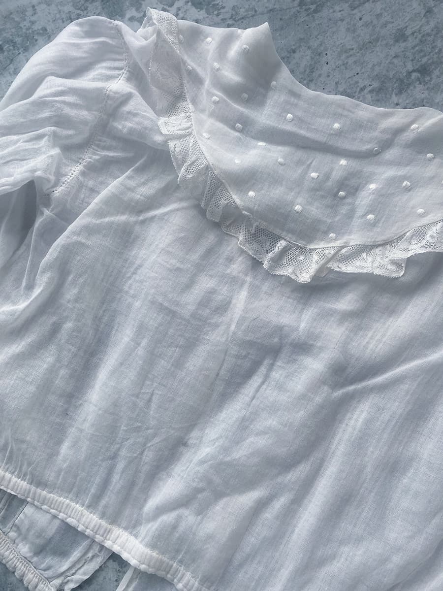 アンティークセーラーカラーブラウスAntiquesailorcollarblouse