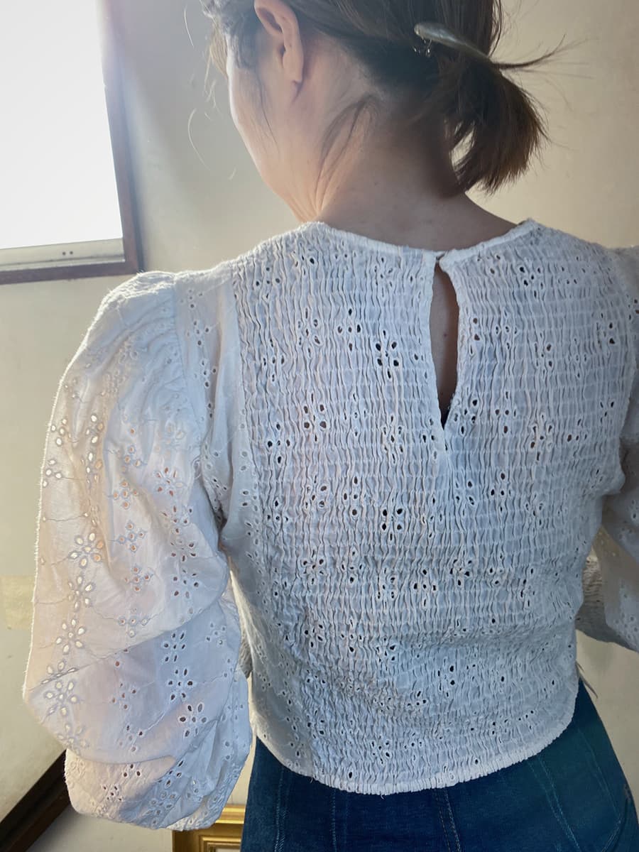 ヴィンテージパフスリーブブラウスVintagepuffsleeveblouse