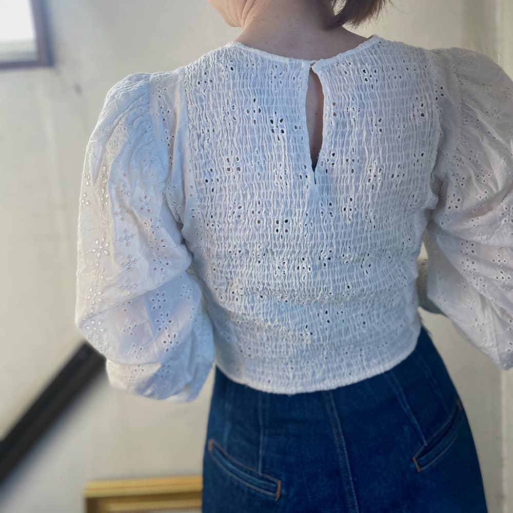 ヴィンテージパフスリーブブラウスVintagepuffsleeveblouse