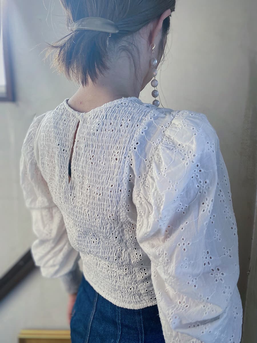 ヴィンテージパフスリーブブラウスVintagepuffsleeveblouse