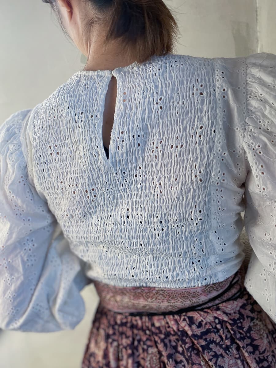 ヴィンテージパフスリーブブラウスVintagepuffsleeveblouse