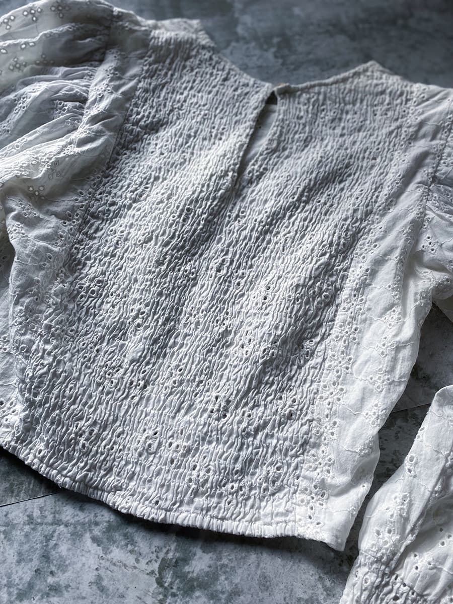 ヴィンテージパフスリーブブラウスVintagepuffsleeveblouse