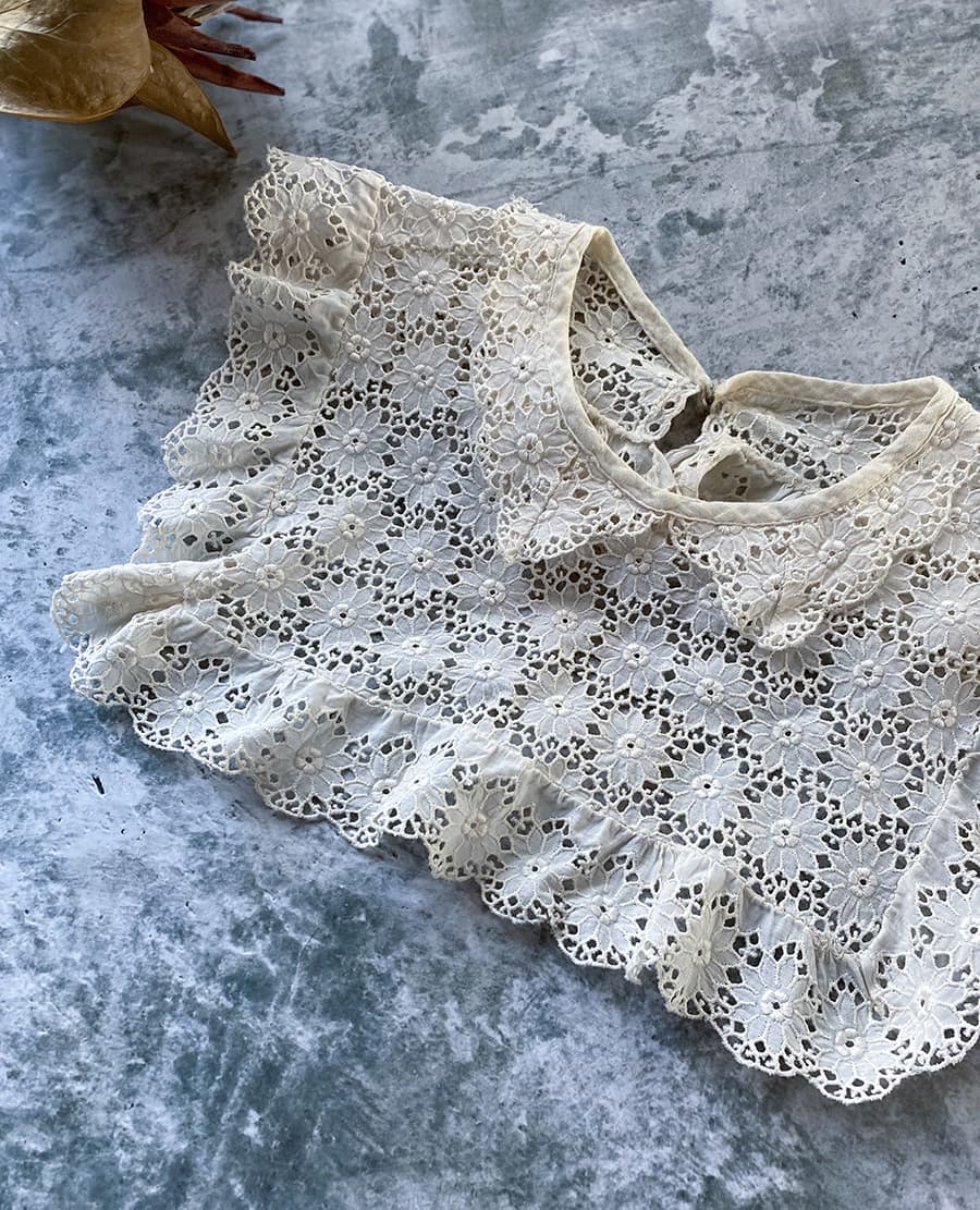 Antqiuelacecollarアンティークレースカラー 付け襟