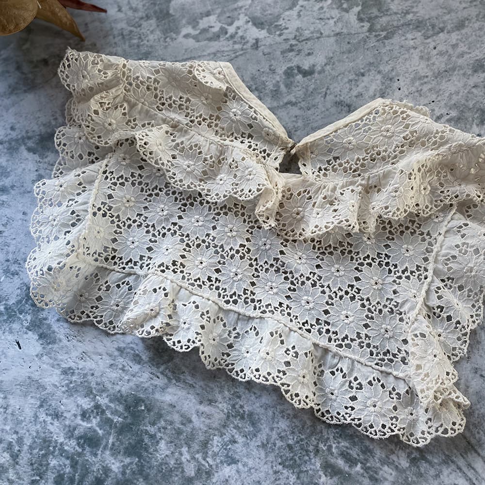 Antqiuelacecollarアンティークレースカラー 付け襟