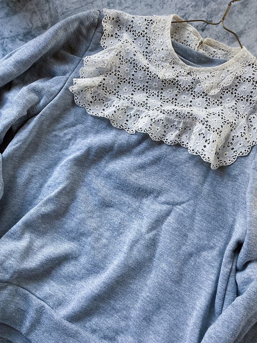 Antqiuelacecollarアンティークレースカラー 付け襟