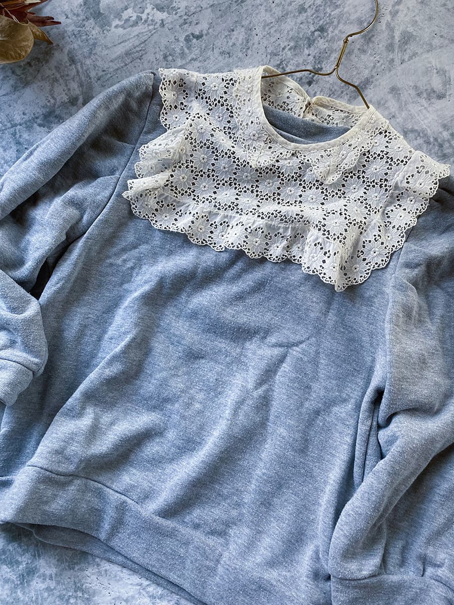 Antqiuelacecollarアンティークレースカラー 付け襟