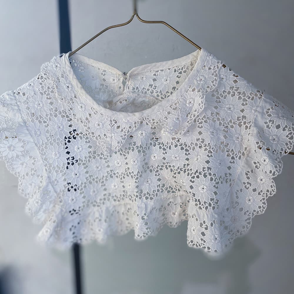 アンティークレースカラー付け襟Antiquelacecollar