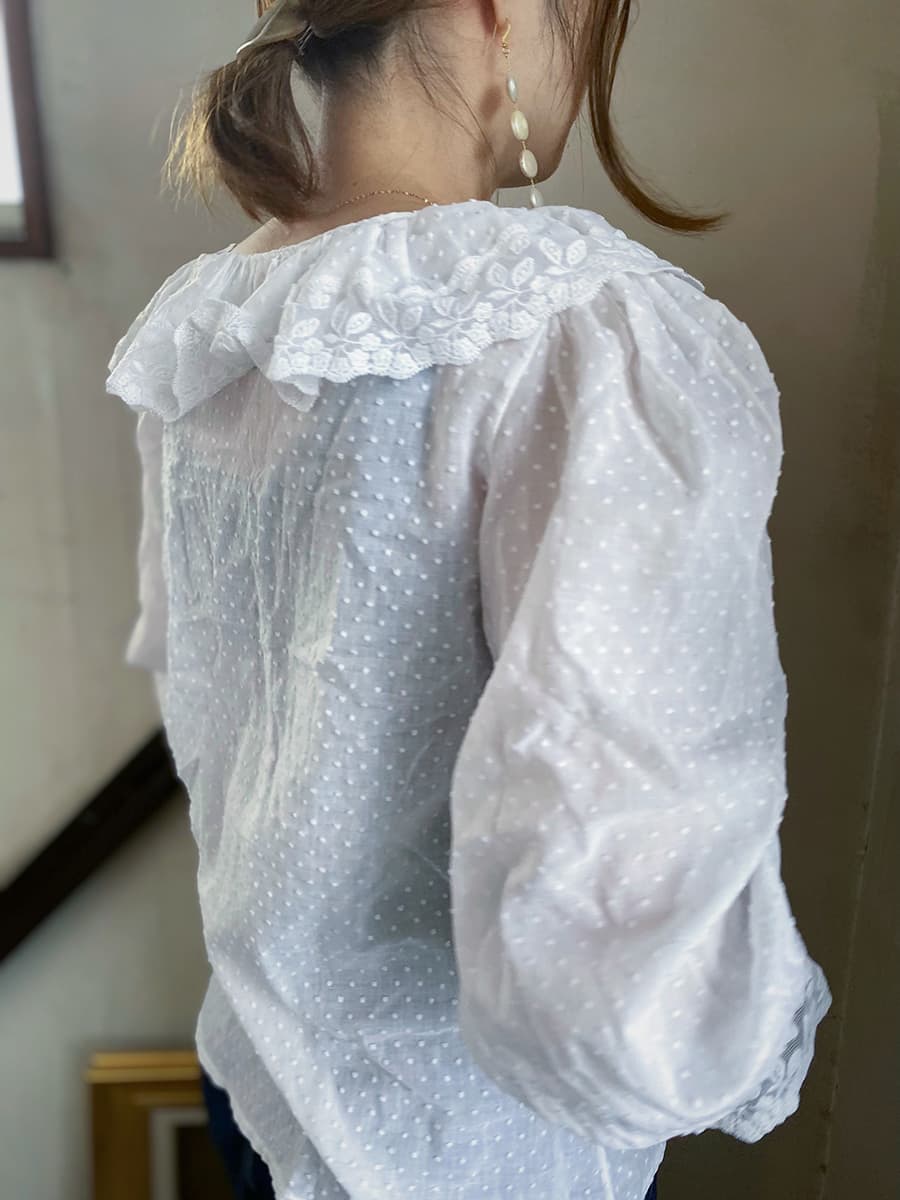 ローラアシュレイヴィンテージレースブラウスアンティークブラウスVintagelauraashleyblouse