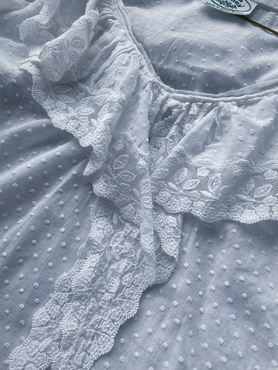 ローラアシュレイヴィンテージレースブラウスアンティークブラウスVintagelauraashleyblouse