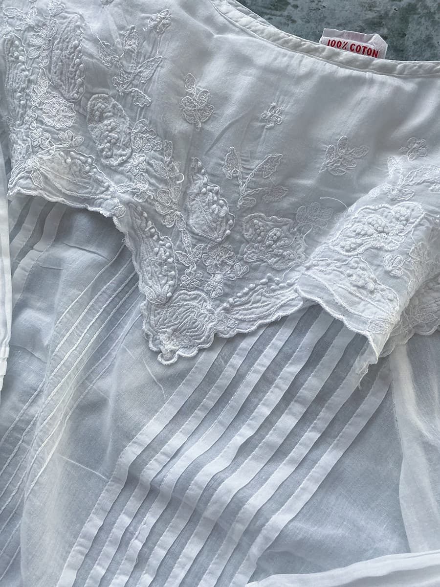 ヴィンテージセーラーカラーブラウスvintageblouse