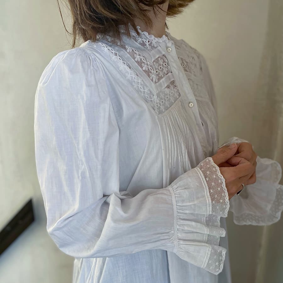 アンティークナイトドレスエドワーディアン 