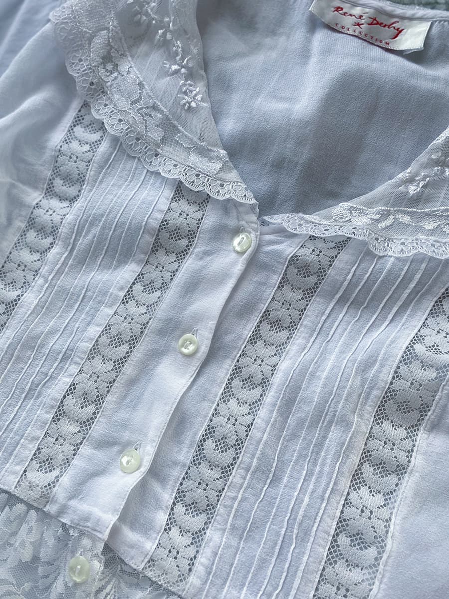 VintageセーラーカラーブラウスAntiquesailorcollarblouseVintageblouse