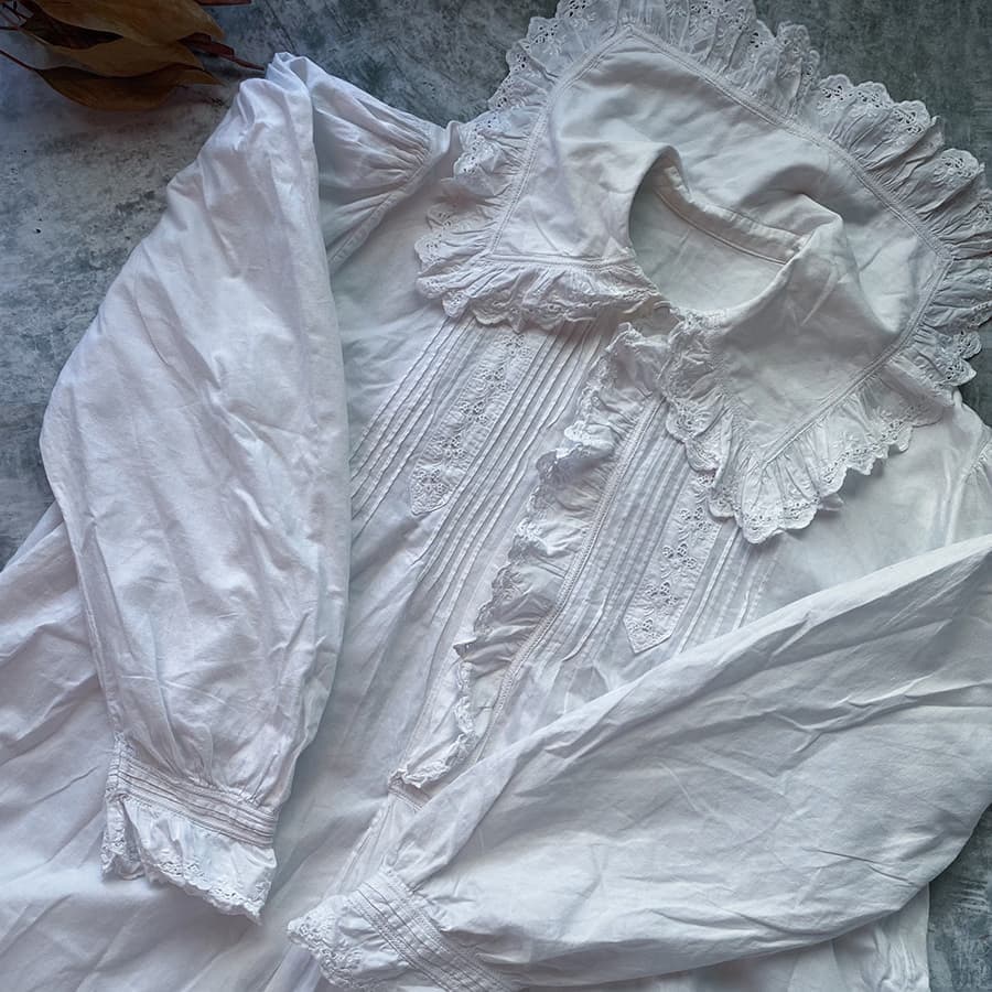 アンティークナイトドレスエドワーディアン 