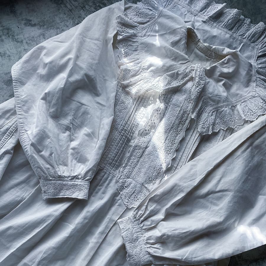 アンティークナイトドレスエドワーディアン 